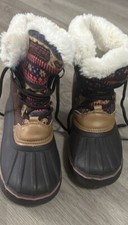 London Fog Boots 3 Little Girl Youth Tottenham Pink Lace Up