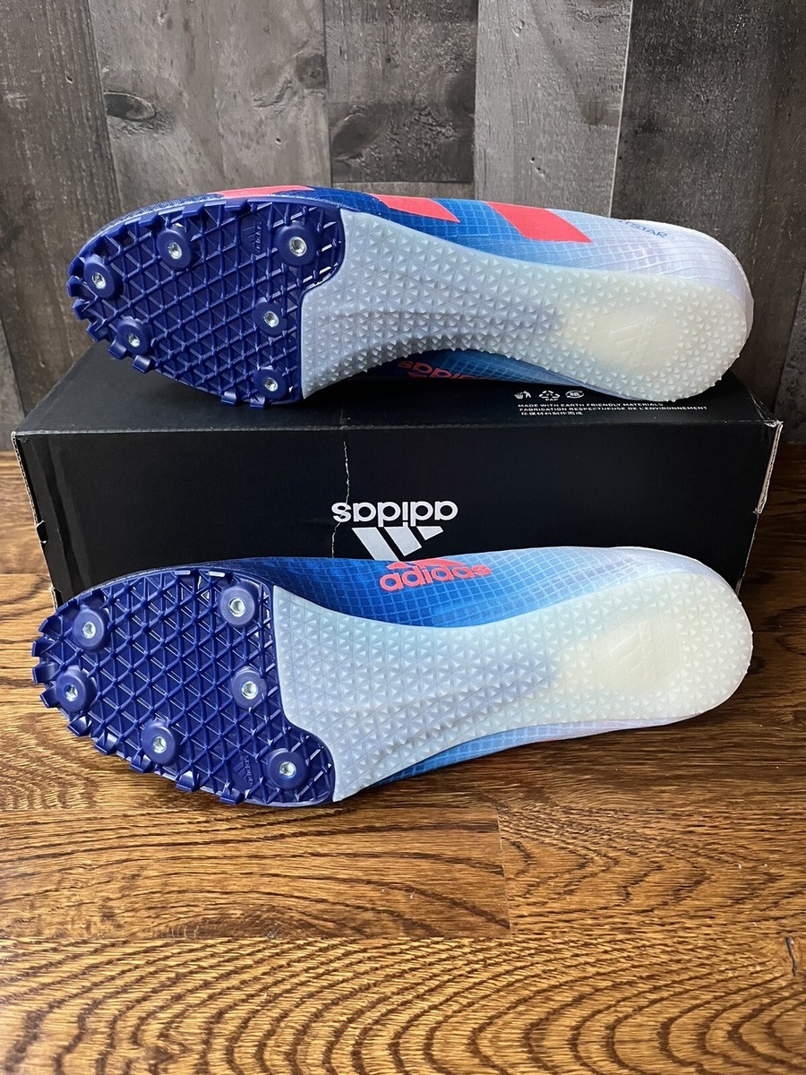 Adidas Sprintstar Spikes Track & Field Mens Blue Track Shoes  display picture 2