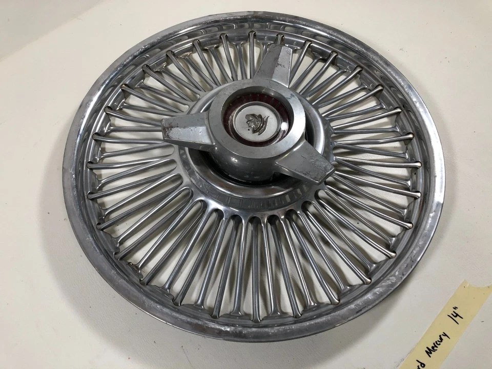 Tapacubos 1965 1966 1967 Mercury Comet Cougar cubierta de rueda alambre giratorio Foto 2 de 4