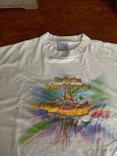 1999 Vintage Beatles DISTRESSED XL Preowned Yellow Submarine Nothing is Real