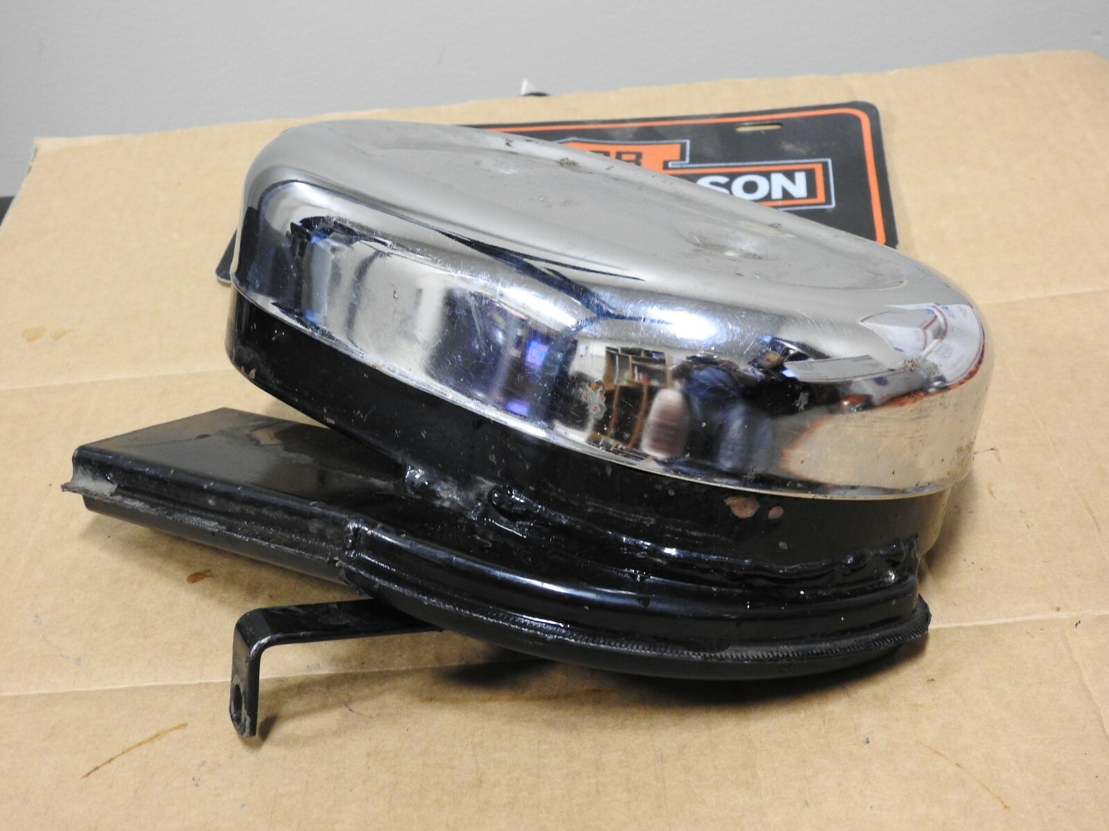 Vintage Harley Davidson Ironhead Air Cleaner eBay