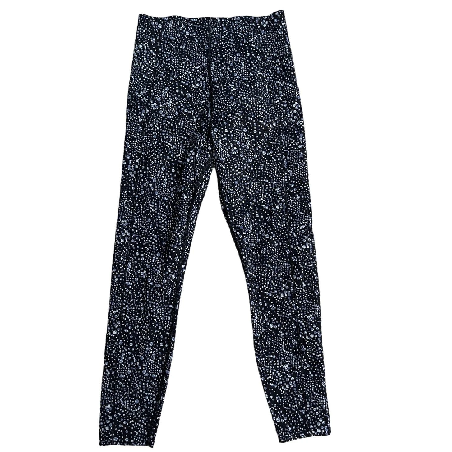 sweaty-betty power 7/8 gym ebony print leggings