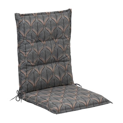 GO-DE SANDY Mittellehnerauflage Polsterauflage Grau Gemustert 50 x 108 cm