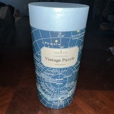 Cavallini  Co Vintage Puzzle-Celestial-Jigsaw-1000 Pieces-22"x28"-Bag/Guide-NEW