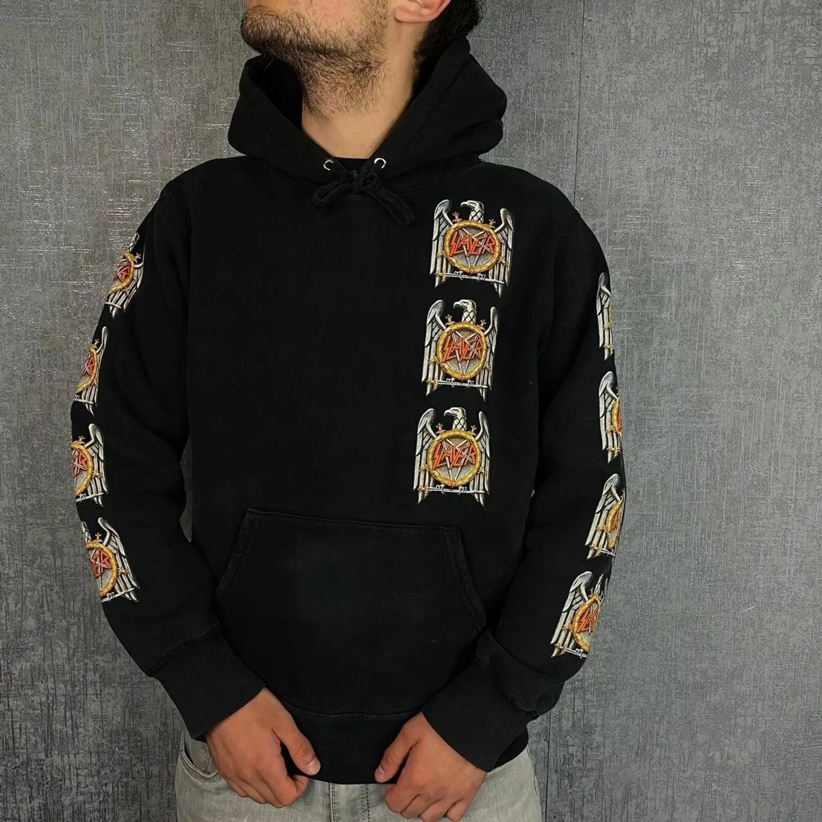 Supreme X Slayer Eagle Hoodie FW16. Men's Large | eBay Supreme X Slayer Eagle Hoodie FW16. Men's Large | eBay