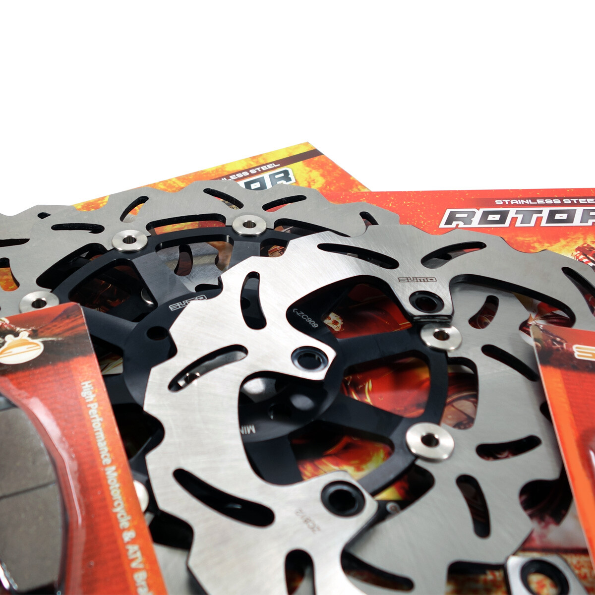 Front+Rear Brake Disc Rotor+Pads for Kawasaki GTR ZG 1000 A Concours