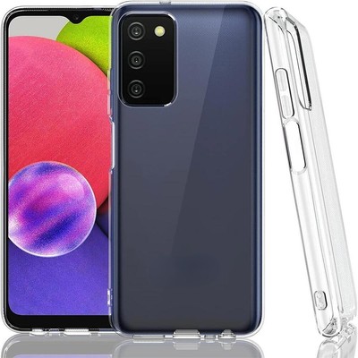 For Samsung Galaxy A03S Case Shockproof Slim Clear Rubber Soft transparent Cover