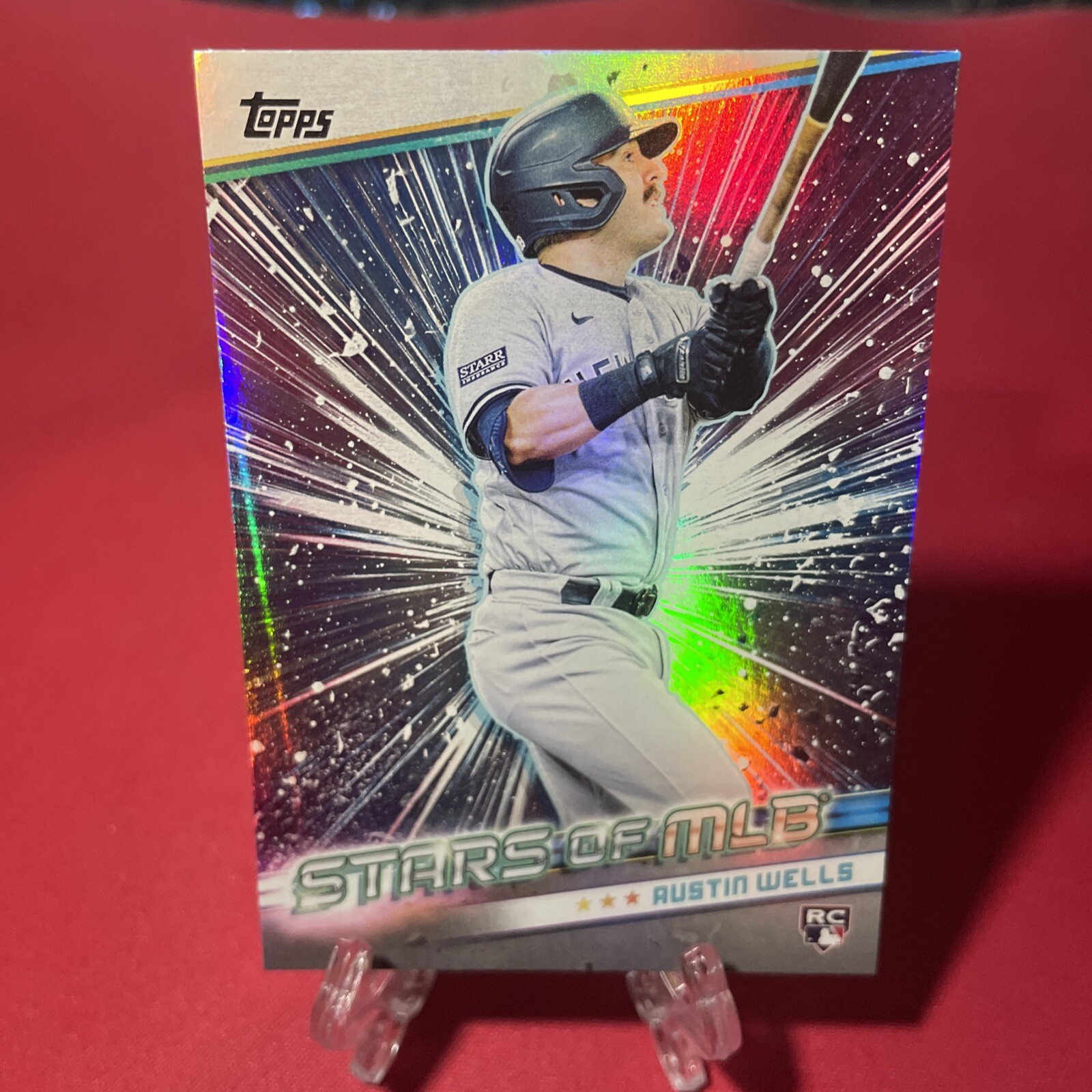 2024 Topps Update Austin Wells Stars of MLB Rookie Card #SMLB-77 Yankees C855