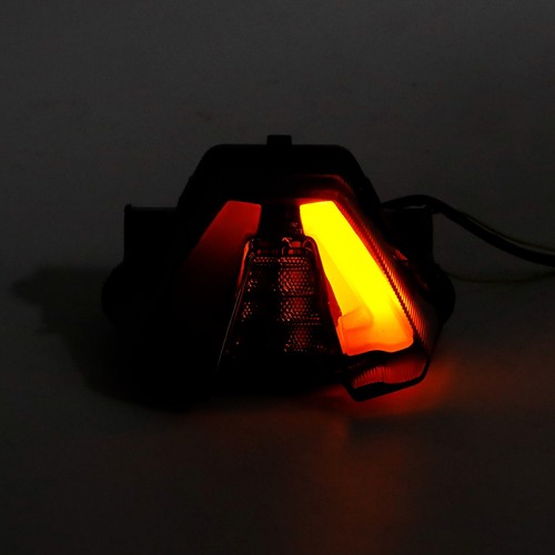 LED Rear Tail Light Brake Turn Signals For Yamaha MT-07 MT07 2021-2023 Clear T3 - Picture 5 of 11