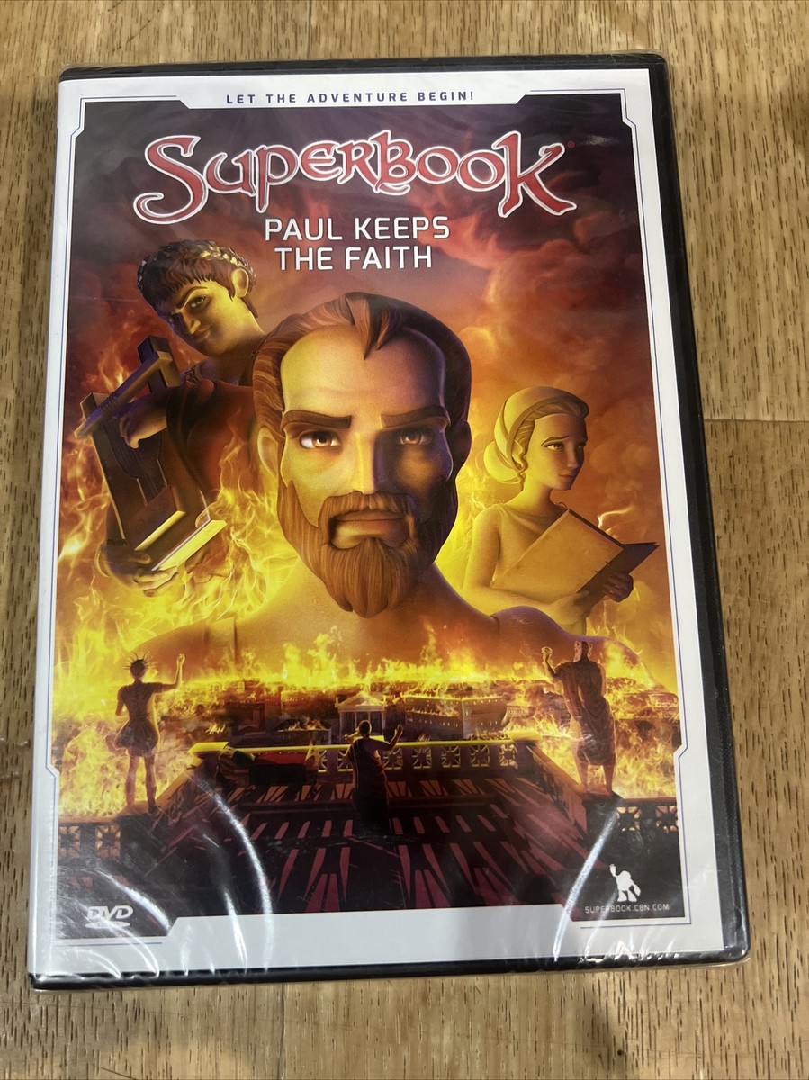 Superbook ~ Paul Keeps The Faith (DVD, 2020, CBN) Factory Sealed