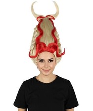 Ava Pocket Drag Queen Perücke voluminöser Stil Kostüm Haarschmuck Kostüm