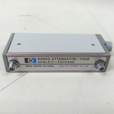 Used hp/Agilent 8495G -   Programmable 0 to 70dB Attenuator, DC to 4GHz, Opt.001