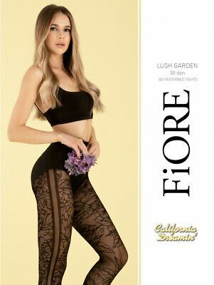 Colored Floral Lace Tights - Calzedonia