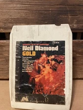 Neil Diamond Gold 8 TRACK TAPE (Apple Records, 1973, 73084)