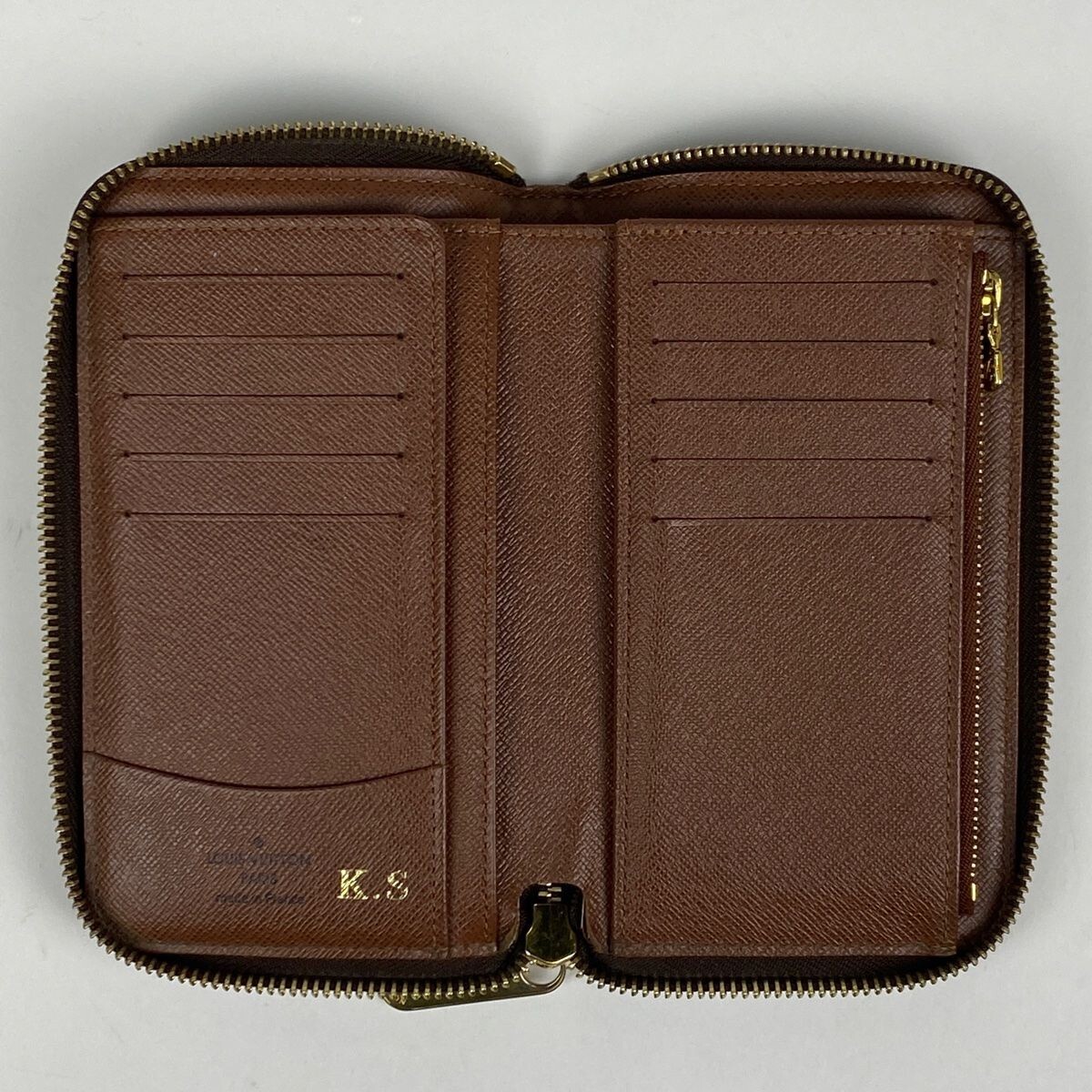 Auth LOUIS VUITTON M40499 Zippy Compact Wallet Monogram