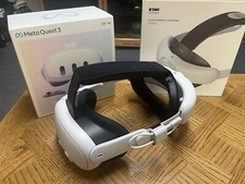 Meta Quest 3 128gb. Comes With Kiwi Design Headstrap And Controller Active Strap