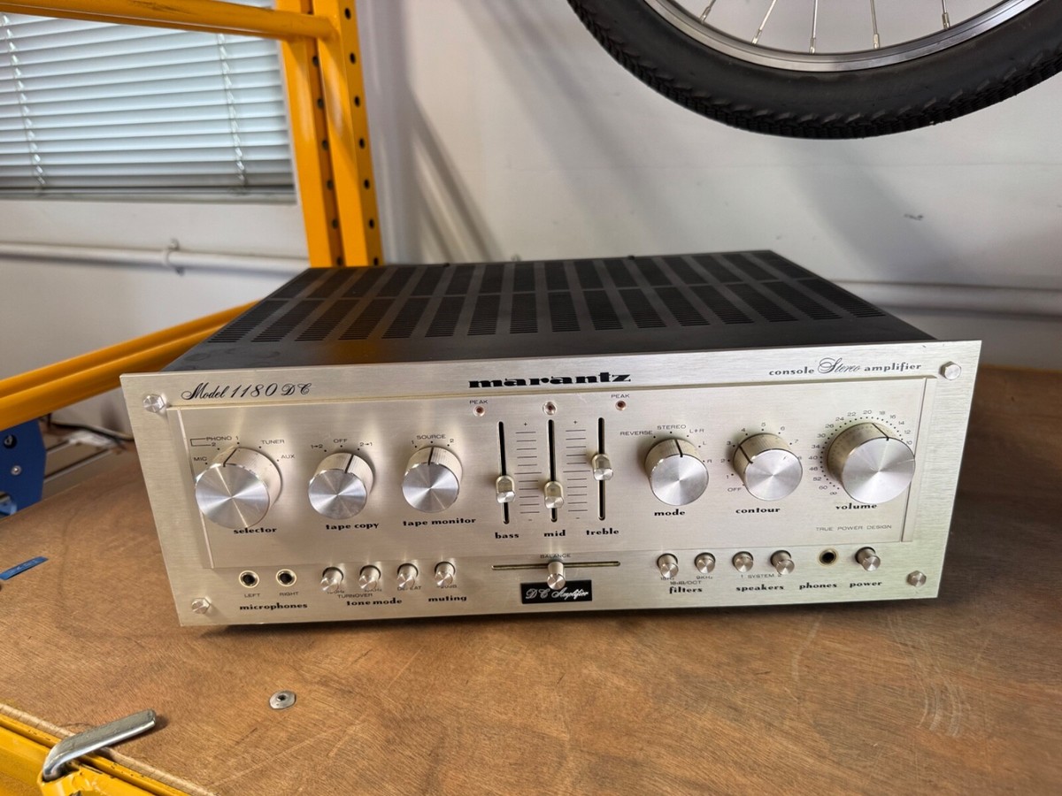 Vintage Marantz 1180-DC Stereo Integrated Amplifier 1979