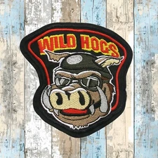 Wild Hogs Movie Biker Group Logo Motorcycle Embroidered Iron On Patch