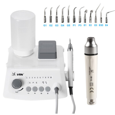 VRN Dental Portable Ultrasonic Piezo Scaler A8 LED Detachable Handpiece / 5*Tips