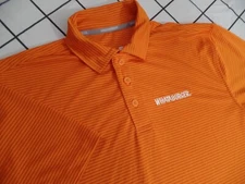 Whataburger Uniform Employee Embroidered Orange Polo Men's Sz Medium
