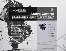 ARTISAN ZERO Classic Mid M ZRC-MD-M-B Gaming Mousepad Black Japan Import