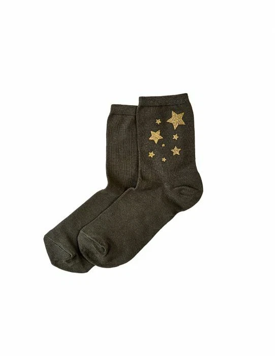 CALCETINES CORTOS ESTRELLA METÁLICOS TONO MUJER TU ELIGES Foto 2 de 2