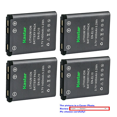 Kastar Replacement Battery for Nikon EN-EL10 MH-63 Nikon