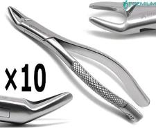 10× Dental Extracting Forceps 150s Surgical Extraction 6.2" Premium Instruments