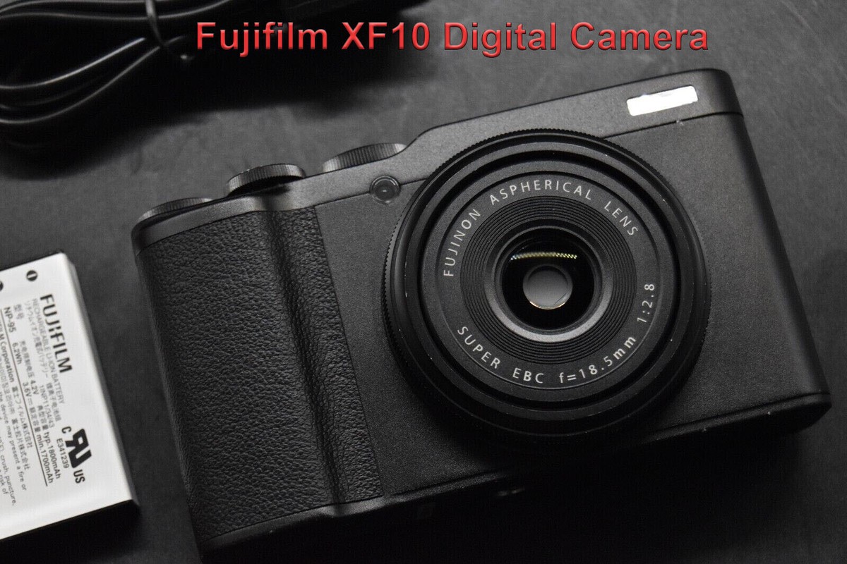 Fujifilm XF10ブラック本体 充電器 microSD付き MINT w/Box and Cap] Fujifilm Fuji XF10 Black 24.2 MP From