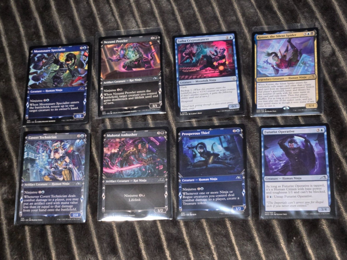 MTG Ninja x8 Mukotai Ambusher/Moonsnare Specialist/Kotose