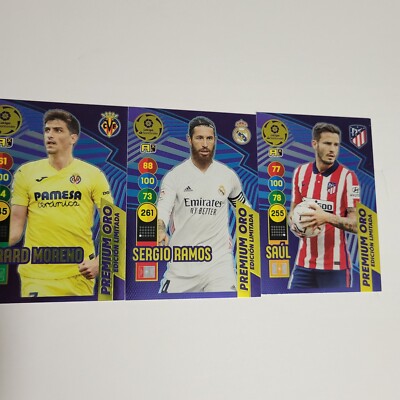 2020/21 Adrenalyn XL Laliga Premium Oro Limited Edition Saul Sergio Ramos Moreno
