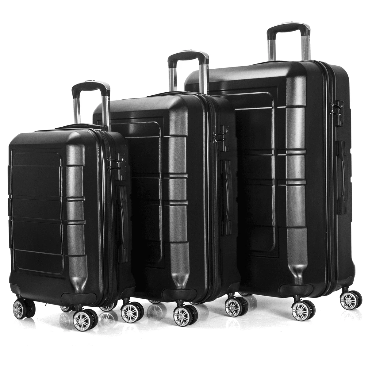 Set of Three Louis Vuitton Hard Sided Suitcases For Sale at