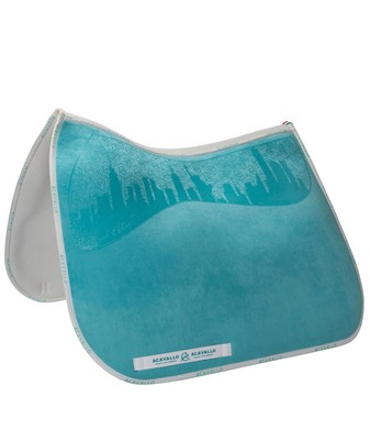 Sottosella Compensatore DREAMPAD In Memory Foam E Alcantara – Distribuzione Pressione Per Cavallo, Nero