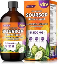 Soursop Graviola Bitters Liquid Extract, 16oz exp /01/27