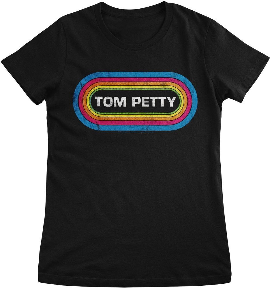 Футболка для девочек с ретро-логотипом Tom Petty Damen PS-5-TP004-H96-7