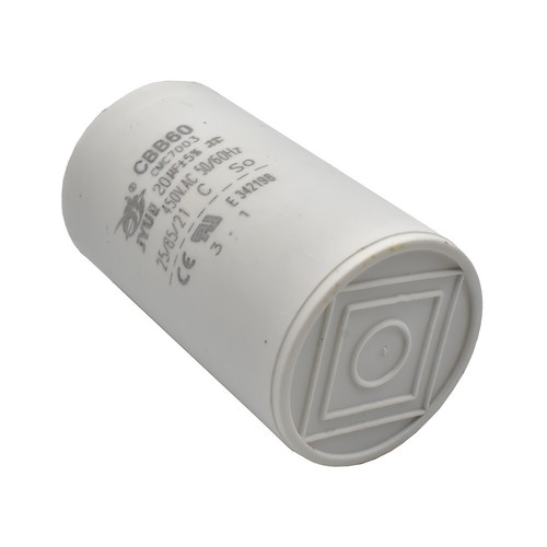 CMC7003-2PK 20MFD +/-5% 50Hz/60Hz AC 450V Cilindro Motore Condensatore Funzionante CBB60 - Foto 2 di 5