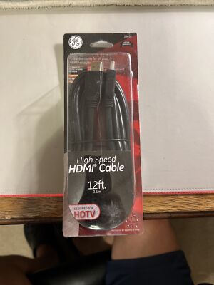 General Electric P/n 39654 12ft. High-speed HDMI Cable Black for  
