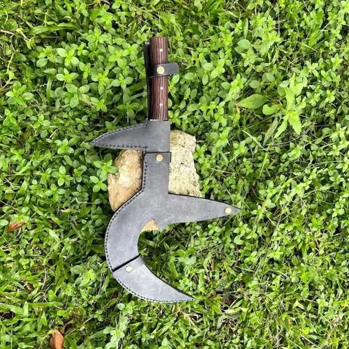 Handmade Carbon Steel Blade, Machete Sword | Hunting Sword BEST GIFT - Picture 8 of 8