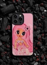 Pink Mermaid Glossy Lightweight Fitted Case/Skin Hard Case for Apple iPhone