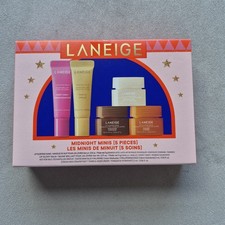 LANEIGE Midnight Minis 5 Piece Lip Set- Lip Sleeping Masks & Lip Glowy Balms NEW