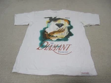 Diamond Supply Co Shirt Mens Medium White Paris Le Diamant Francais Made in USA