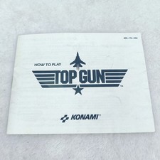 Top Gun NES Instruction Booklet Manual Only Authentic Nintendo NES