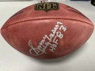 Philadelphia Eagles Sonny Jurgensen Signed Official The Duke Football HOF 83 JSA