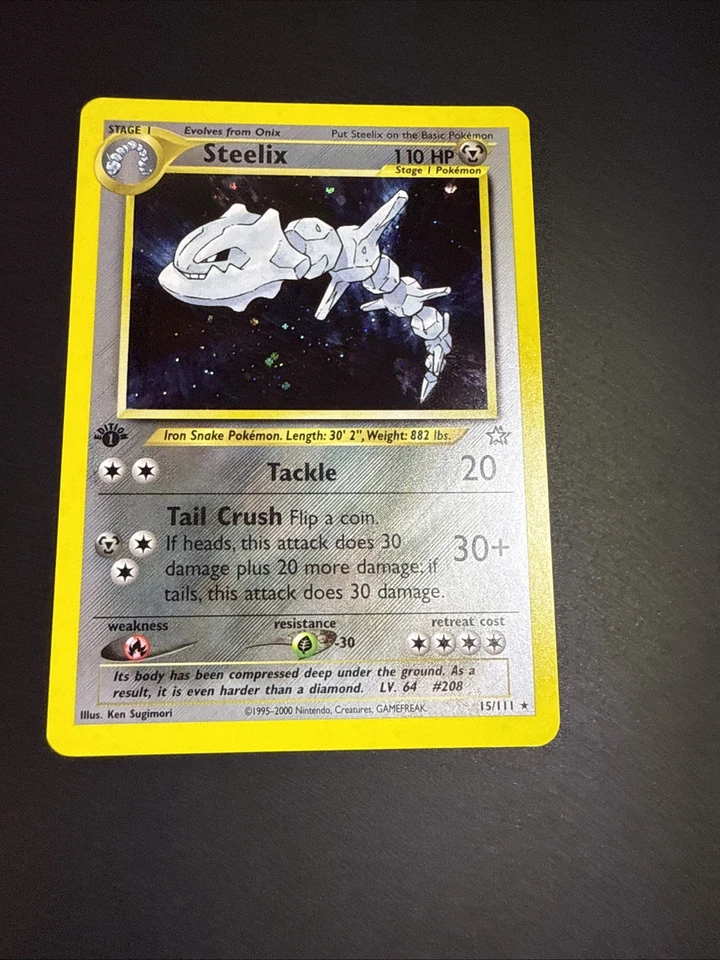Steelix 15/111 Neo Genesis Holo - Image 2 of 4