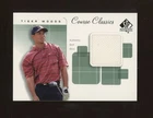 2002 SP Authentic Golf Course Classics Tiger Woods Golf Shirt Patch