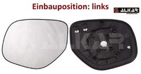 Alkar 6431866 Spiegelglas FüR AußEnspiegel Links