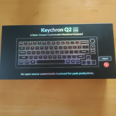 Keychron Q2 Knob Version JIS Layout Mechanical Keyboard Japanese 65% RGB
