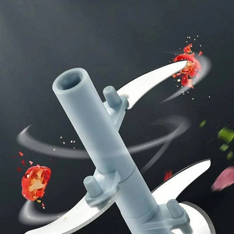 Picadora de carne manual picadora de ajo trituradora cortadora de cebolla vegetal 500/900 ml Foto 3 de 4