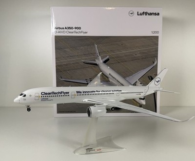 Herpa Wings 1:200 Lufthansa Airbus A350-900 CleanTechFlyer 572460 Flugzeugmodell