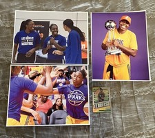 CHELSEA GRAY Basketball LAS VEGAS ACES Photo 8.5 x 11 + Trading Card Lot WNBA